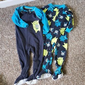 18 month boy fleece pjs